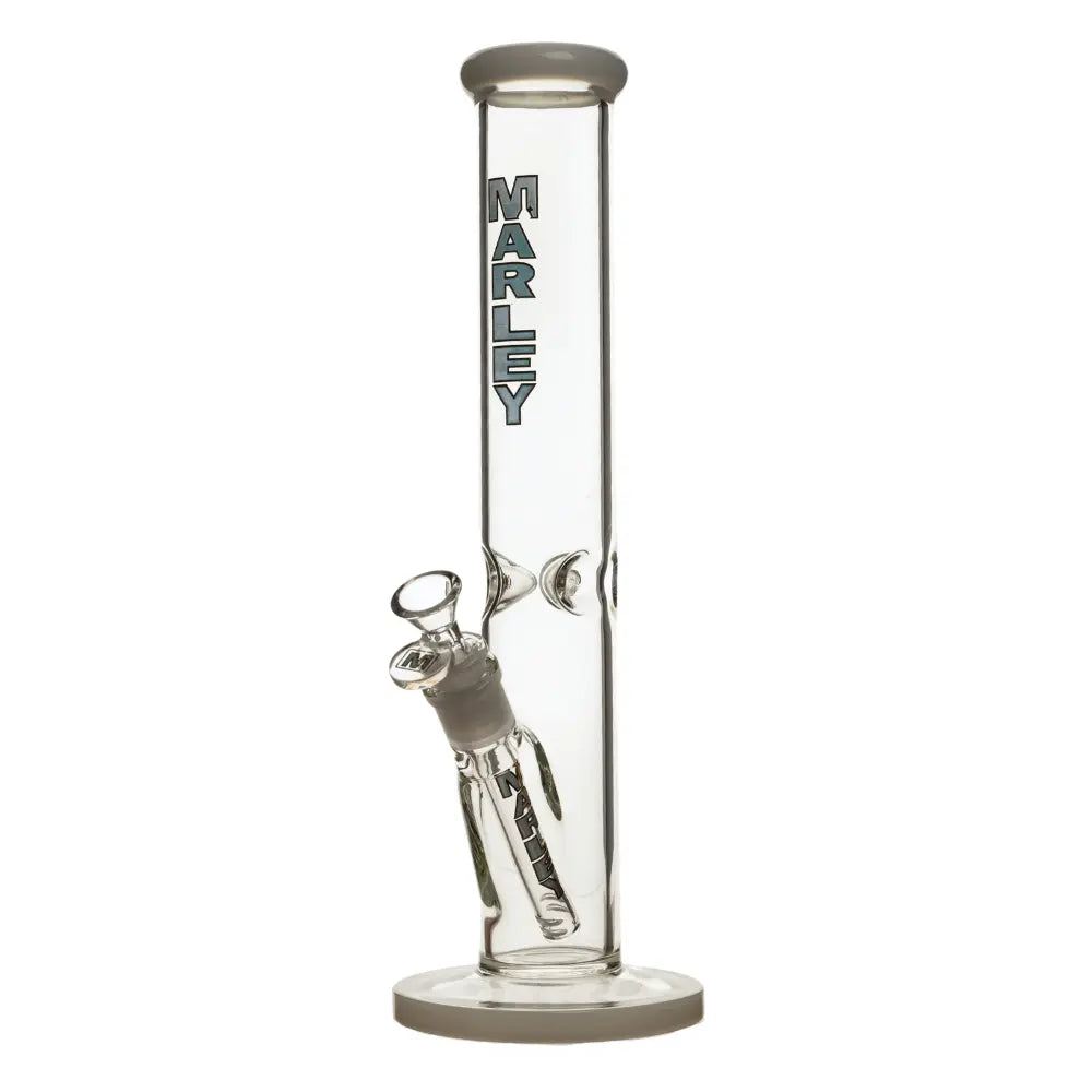 14" Marley Straight Tube Bong in Green - Marley