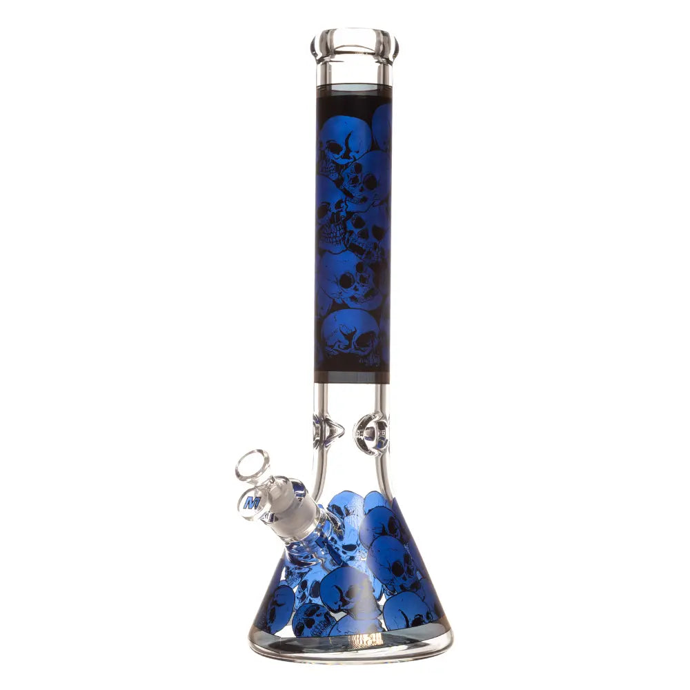 16" 7mm Marley Wrapped Skull Beaker - Marley