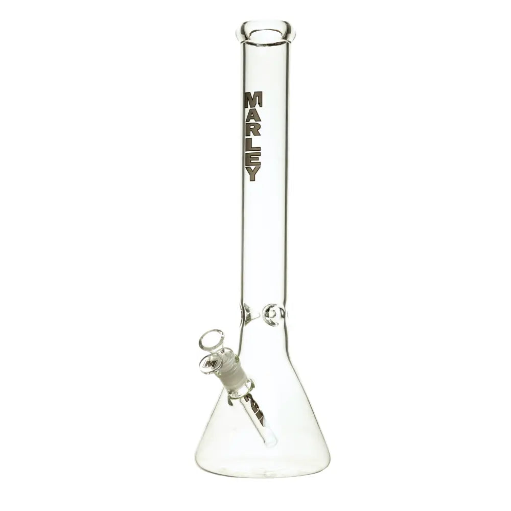 18" 5mm Marley Original Beaker Bong in Platinum - Marley