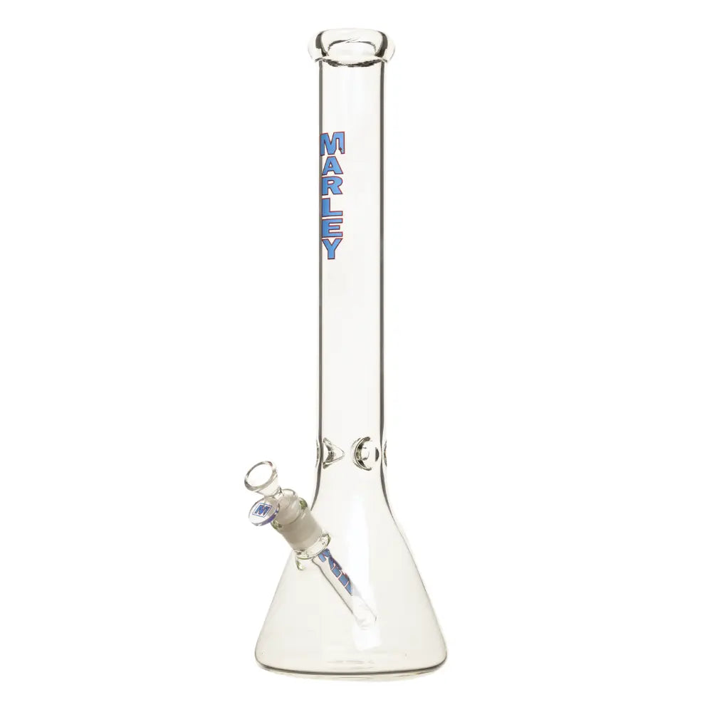 16" Marley Clear Beaker Bong in Pink - Marley