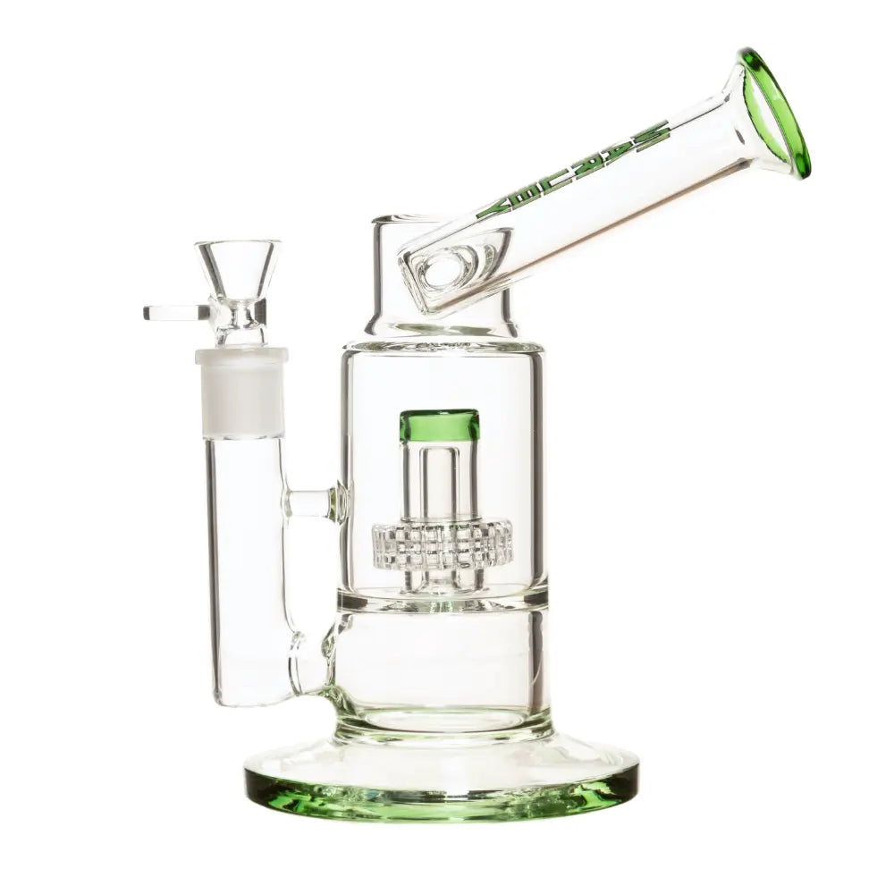 9" Marley Dual Aqua Wave Bong in White - Marley
