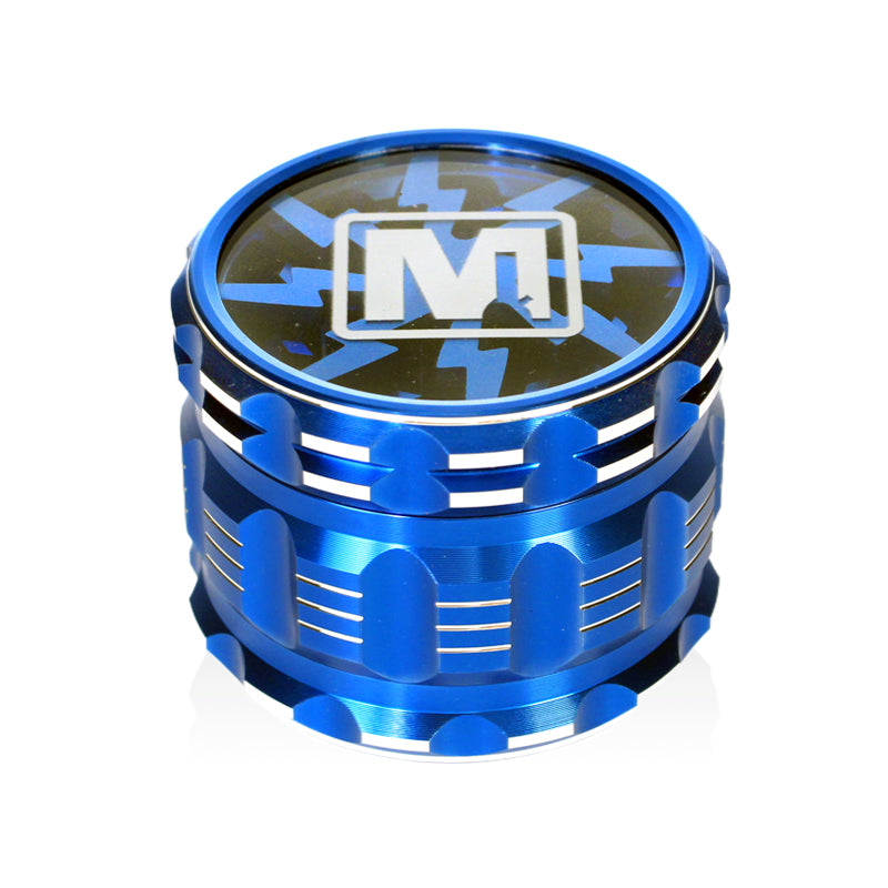 Marley 4-Piece Lightning Aluminum Grinder in Blue - Marley