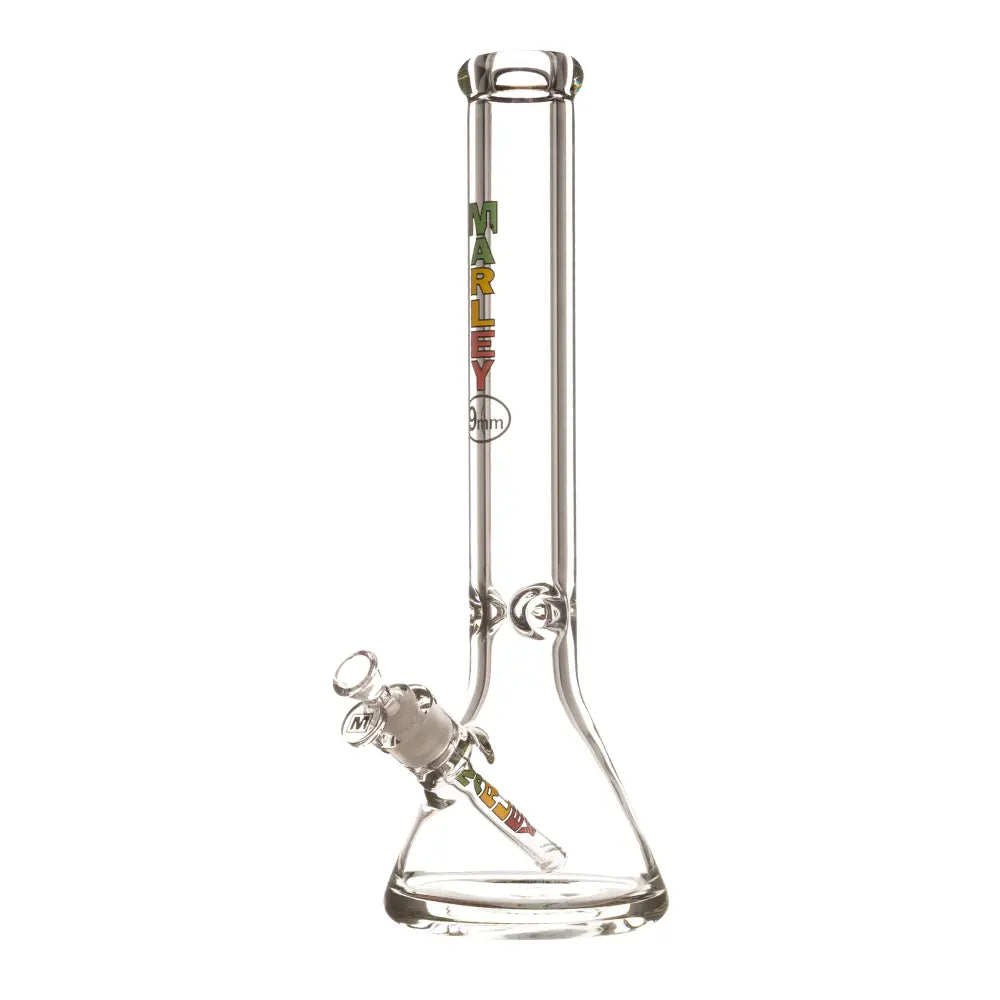16" 9mm Marley Clear Beaker Bong - Marley