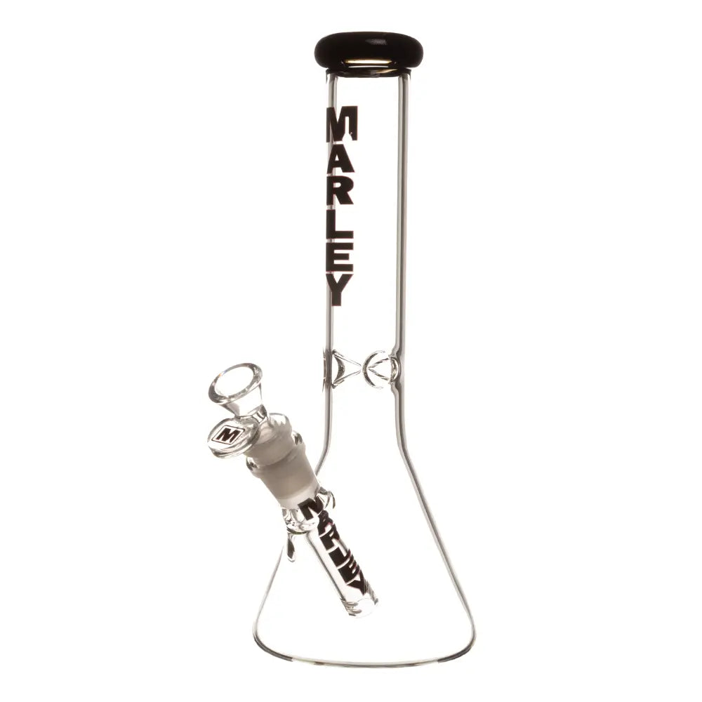 11" 5mm Marley Clear Beaker Bong Marley