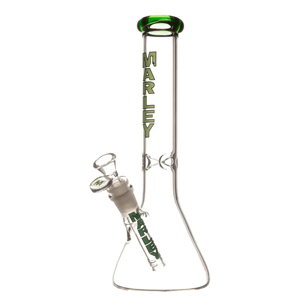 11" 5mm Marley Clear Beaker Bong Marley