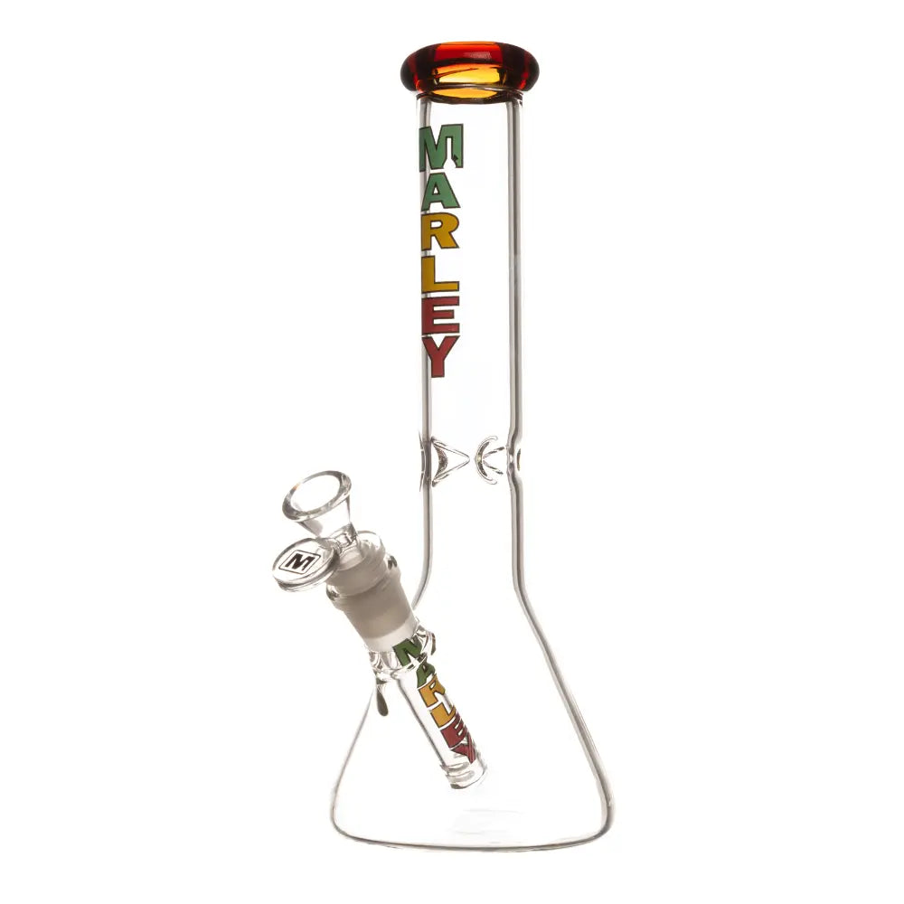 11" 5mm Marley Clear Beaker Bong Marley