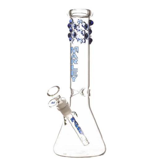 12" 5mm Marley Bubble Beads Beaker Bong Marley