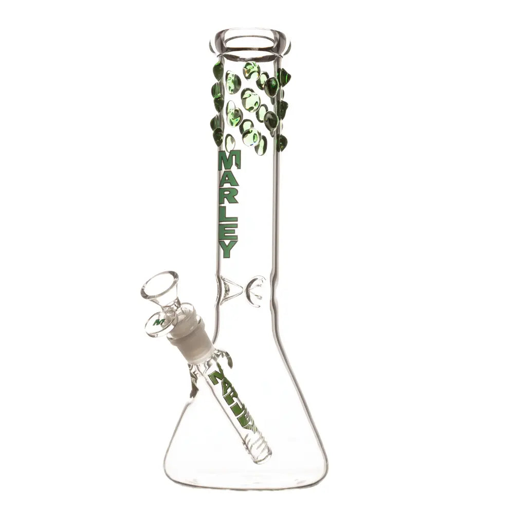 12" 5mm Marley Bubble Beads Beaker Bong Marley