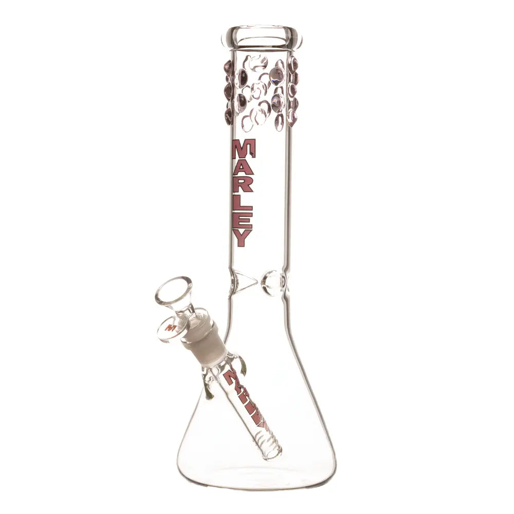 12" 5mm Marley Bubble Beads Beaker Bong Marley
