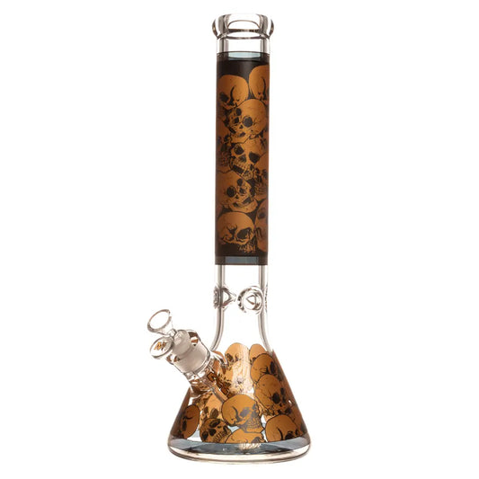 16" 7mm Marley Wrapped Skull Beaker Marley