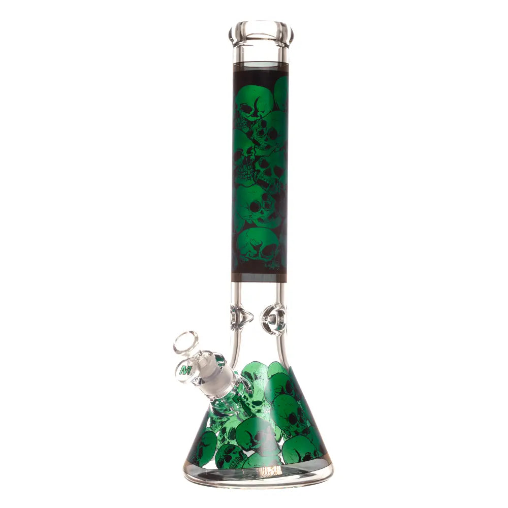 16" 7mm Marley Wrapped Skull Beaker Marley