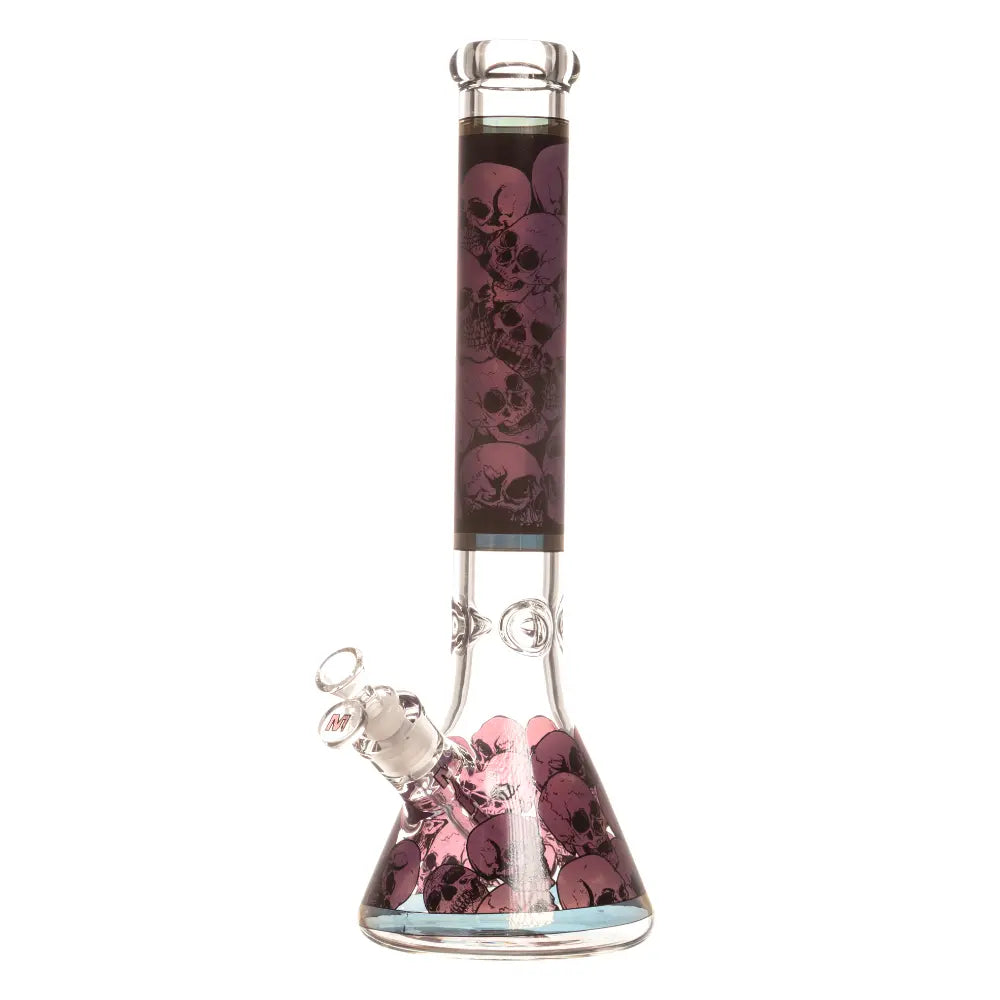 16" 7mm Marley Wrapped Skull Beaker Marley