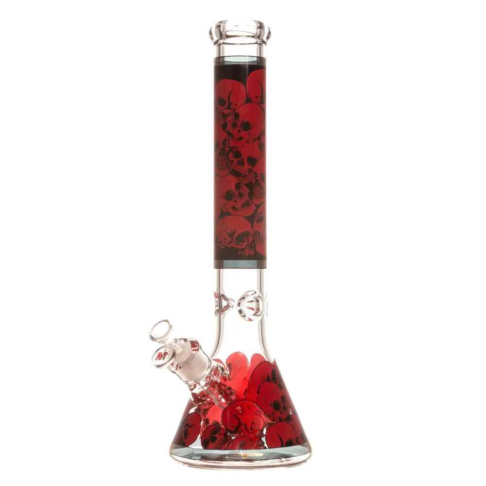 16" 7mm Marley Wrapped Skull Beaker Marley