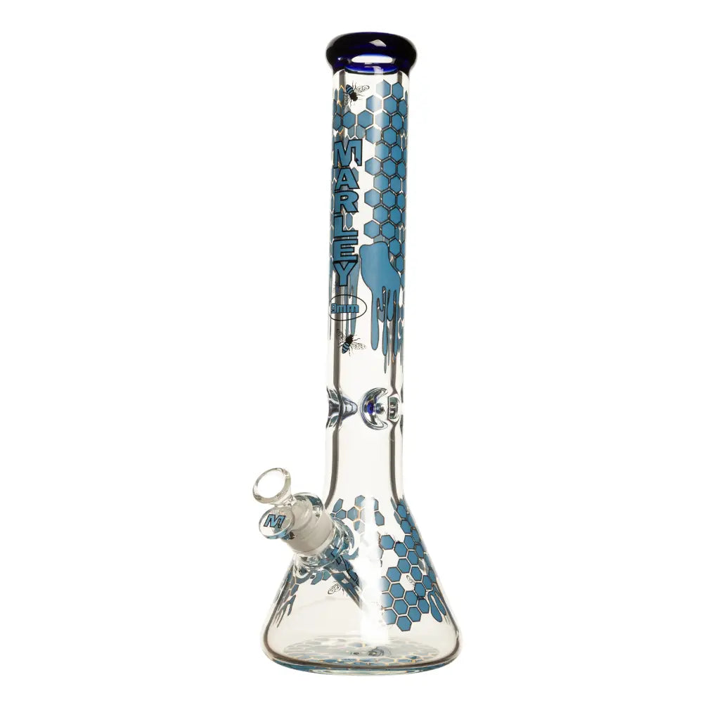 16" 9mm Marley Honeycomb Bong in Black - Marley