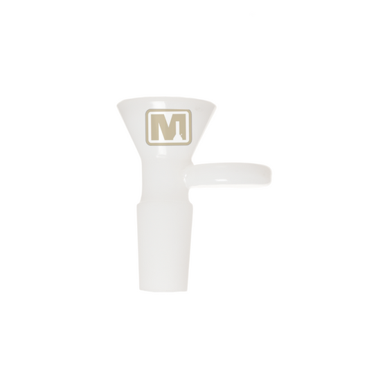 14mm Marley Milky Bowl with Handle