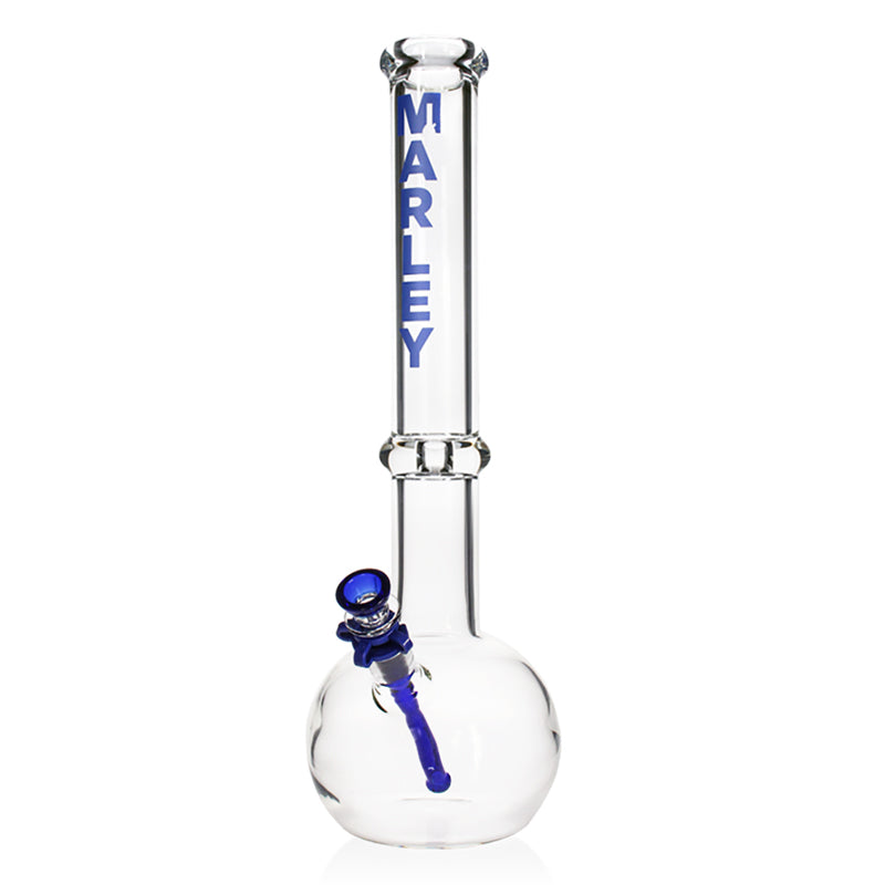 18" Marley Bubble Beaker Bong in Blue - Marley