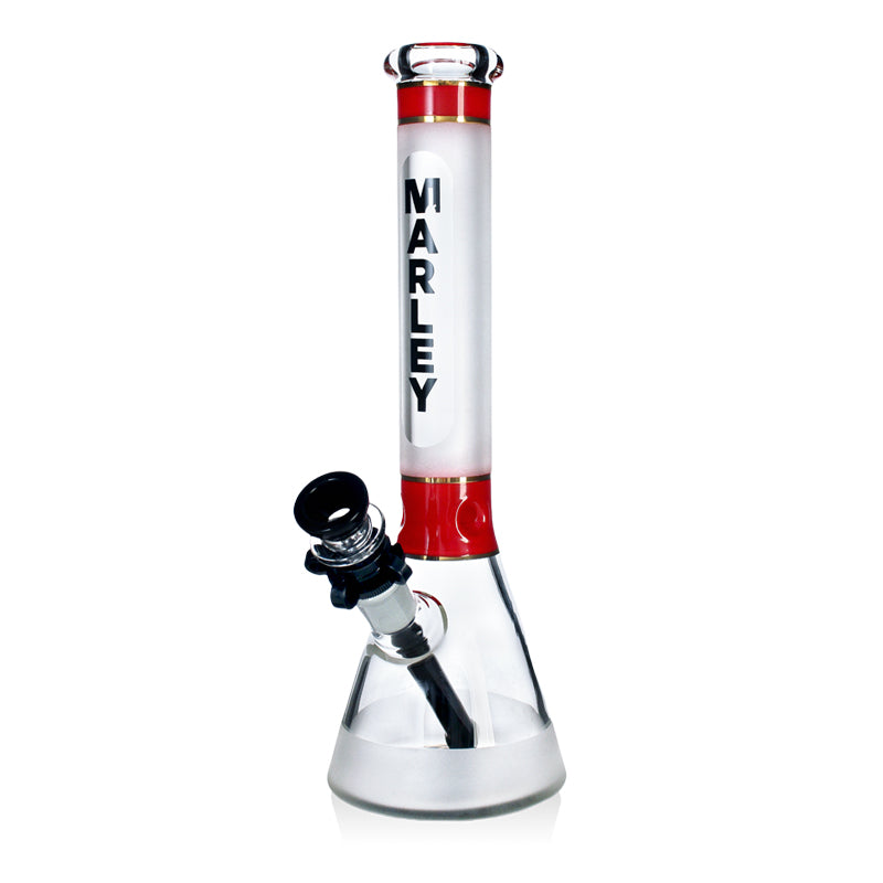 13" 5mm Marley Frosted Gradient Beaker - Marley