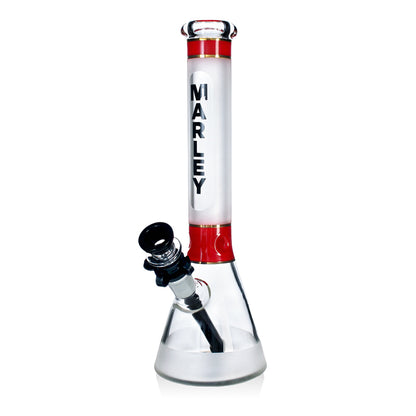 13" 5mm Marley Frosted Gradient Beaker - Marley
