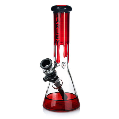10" 5mm Marley Drip Crown Beaker - Marley