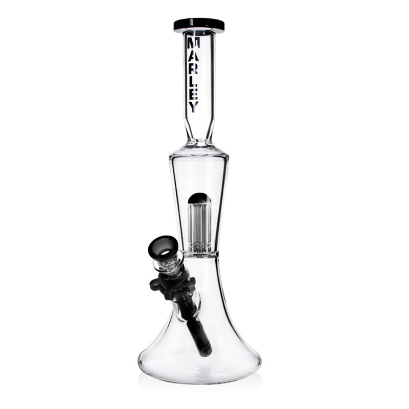 13.5" Marley Hourglass Crown Beaker in Blue - Marley