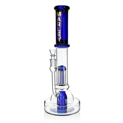 15" Marley 8-Arms Dome Cascade Bong in Blue - Marley