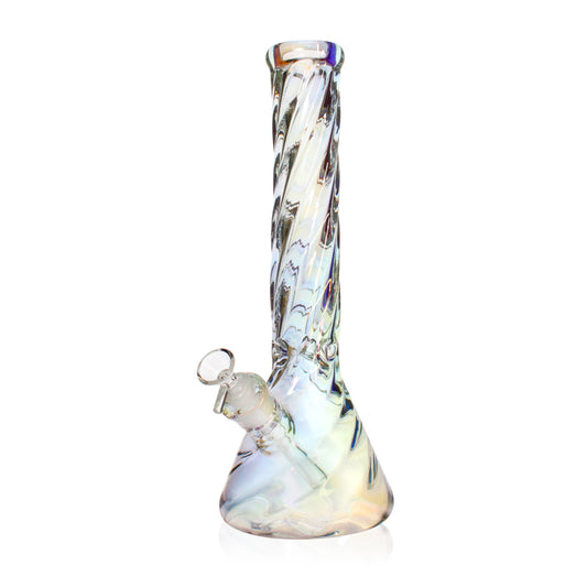 14" Marley Iridescent Swirl Beaker Bong - Marley